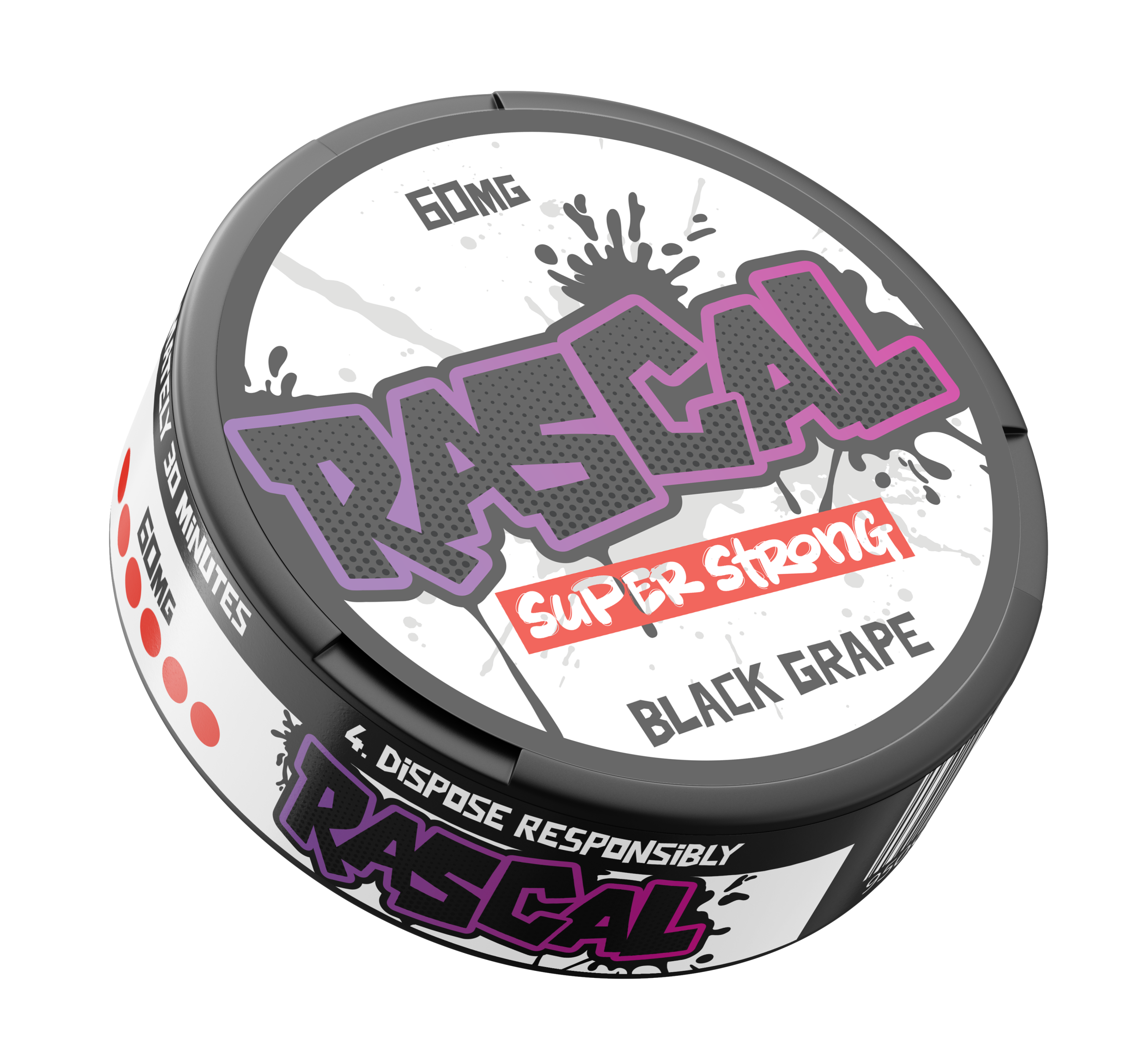 RASCAL Black Grape Super Strong 60mg