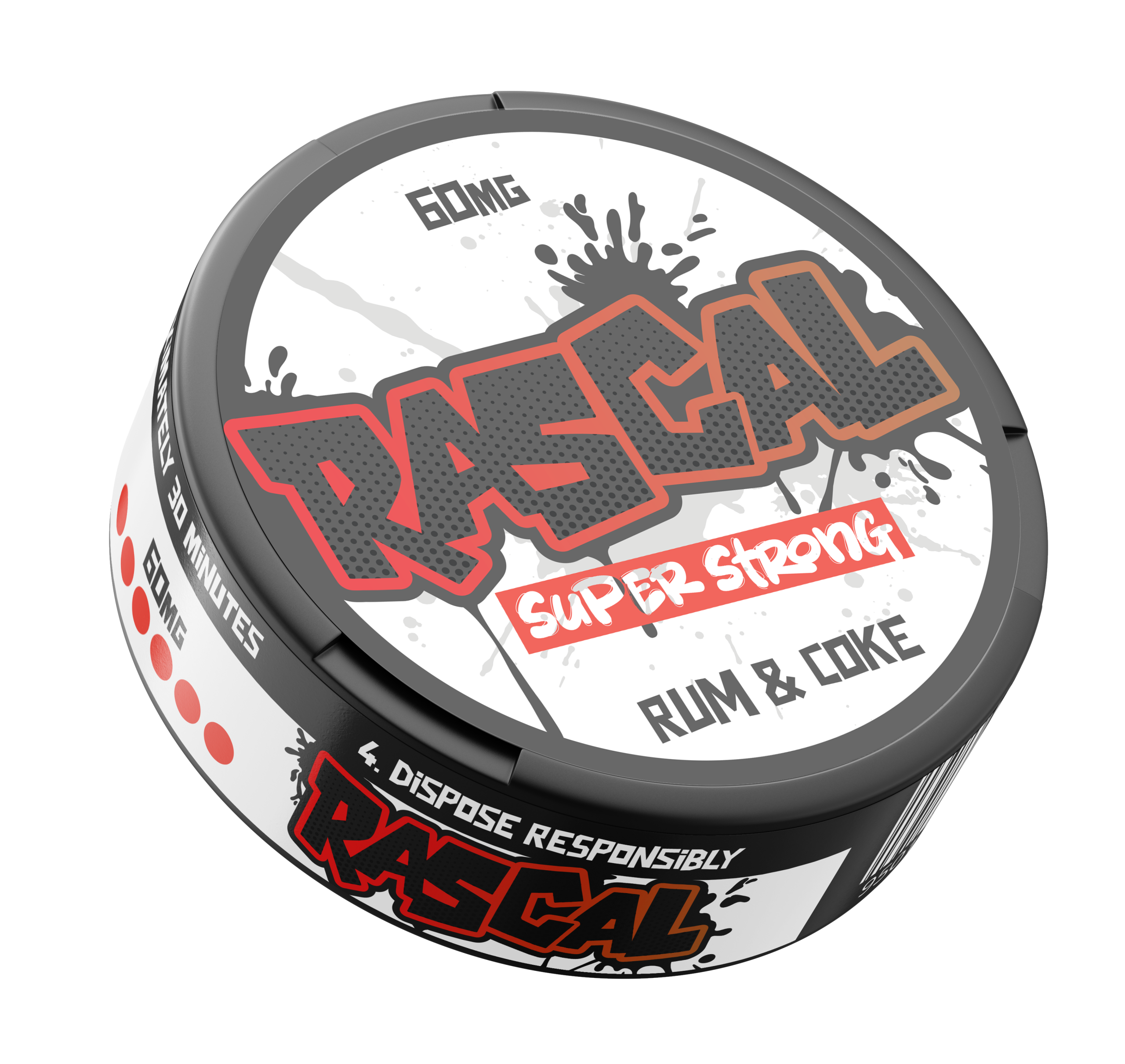 RASCAL Rum & Coke Super Strong 60mg